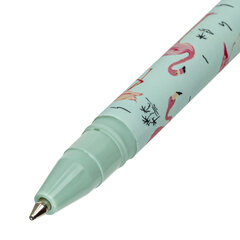 Ручка шариковая BRAUBERG SOFT TOUCH STICK &laquo;FLAMINGO&raquo;, СИНЯЯ, мягкое покрытие, узел 0,7 мм, 143705