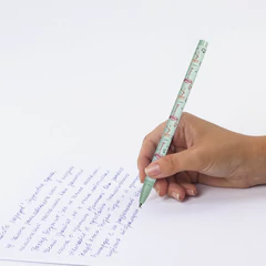 Ручка шариковая BRAUBERG SOFT TOUCH STICK &laquo;FLAMINGO&raquo;, СИНЯЯ, мягкое покрытие, узел 0,7 мм, 143705