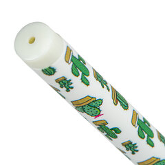 Ручка шариковая BRAUBERG SOFT TOUCH STICK &laquo;CACTUS&raquo;, СИНЯЯ, мягкое покрытие, узел 0,7 мм, 143707