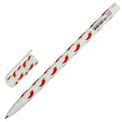 Ручка шариковая BRAUBERG SOFT TOUCH STICK &laquo;CHILI PEPPER&raquo;, СИНЯЯ, мягкое покрытие, узел 0,7 мм, 143708