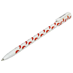 Ручка шариковая BRAUBERG SOFT TOUCH STICK &laquo;CHILI PEPPER&raquo;, СИНЯЯ, мягкое покрытие, узел 0,7 мм, 143708