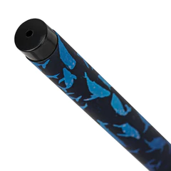 Ручка шариковая BRAUBERG SOFT TOUCH STICK &laquo;WHALE&raquo;, СИНЯЯ, мягкое покрытие, узел 0,7 мм, 143709