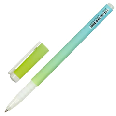 Ручка шариковая BRAUBERG SOFT TOUCH GRIP &laquo;GRADE PASTEL&raquo;, СИНЯЯ, мягкое покрытие, ассорти, узел 0,7 мм, 143711