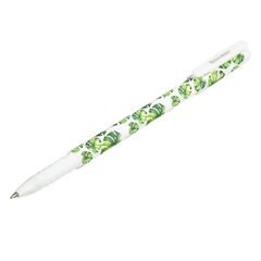 Ручка шариковая BRAUBERG SOFT TOUCH GRIP &laquo;TROPIC&raquo;, СИНЯЯ, мягкое покрытие, узел 0,7 мм, 143719