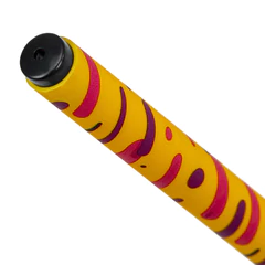 Ручка шариковая BRAUBERG SOFT TOUCH GRIP &laquo;LINES&raquo;, СИНЯЯ, мягкое покрытие, узел 0,7 мм, 143724