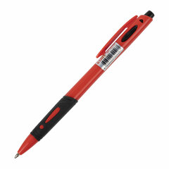 Ручка шариковая автоматическая с грипом STAFF &laquo;BP-16 Neon&raquo;, СИНЯЯ, ассорти, линия письма 0,35 мм, 143750