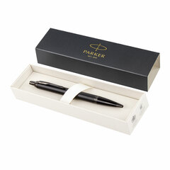 Ручка шариковая PARKER &laquo;IM Achromatic Black BT&raquo;, черный матовый, нержавеющая сталь, синяя, 2127618