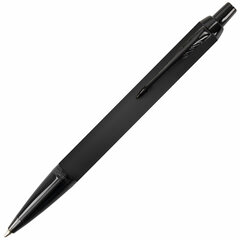 Ручка шариковая PARKER &laquo;IM Achromatic Black BT&raquo;, черный матовый, нержавеющая сталь, синяя, 2127618