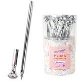 Ручка фигурная шариковая ЮНЛАНДИЯ "Кристалл", корпус ассорти, СИНЯЯ, пишущий узел 0,7 мм, 143788