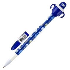 Ручка фигурная шариковая ЮНЛАНДИЯ &laquo;Робот&raquo;, корпус ассорти, СИНЯЯ, пишущий узел 0,7 мм, 143790