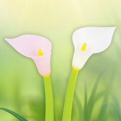 Ручка фигурная шариковая ЮНЛАНДИЯ &laquo;Цветок&raquo;, силиконовый корпус, ассорти, СИНЯЯ, пишущий узел 0,7 мм, 143797