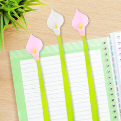 Ручка фигурная шариковая ЮНЛАНДИЯ &laquo;Цветок&raquo;, силиконовый корпус, ассорти, СИНЯЯ, пишущий узел 0,7 мм, 143797