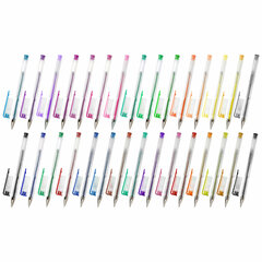 Ручки гелевые АРОМАТИЗИРОВАННЫЕ, НАБОР 30 ЦВЕТОВ, &laquo;FRUITS&raquo;, линия письма 0,5 мм, BRAUBERG KIDS, 143823