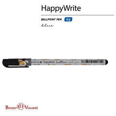 Ручка шариковая BRUNO VISCONTI HappyWrite, СИНЯЯ, &laquo;Корги&raquo;, узел 0,5 мм, линия письма 0,3 мм, 20-0215/<wbr/>34