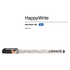 Ручка шариковая BRUNO VISCONTI HappyWrite, СИНЯЯ, &laquo;Корги&raquo;, узел 0,5 мм, линия письма 0,3 мм, 20-0215/<wbr/>34