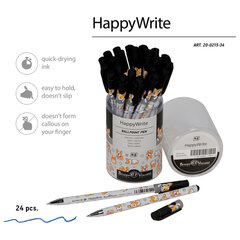 Ручка шариковая BRUNO VISCONTI HappyWrite, СИНЯЯ, &laquo;Корги&raquo;, узел 0,5 мм, линия письма 0,3 мм, 20-0215/<wbr/>34