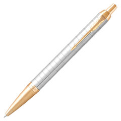 Ручка шариковая PARKER &laquo;IM Premium Pearl GT&raquo;, жемчужный лак, позолота, синяя, 2143643