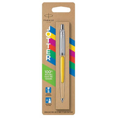 Ручка шариковая PARKER &laquo;Jotter Orig Yellow&raquo;, корпус желтый, нержавеющая сталь, блистер, синяя, 2076056