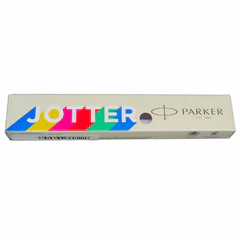 Ручка шариковая PARKER &laquo;Jotter Orig Black&raquo;, корпус черный, детали нержавеющая сталь, синяя, RG0033010