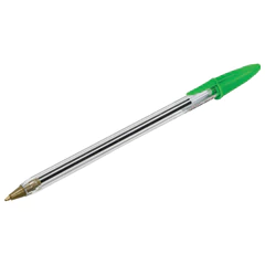 Ручка шариковая STAFF &laquo;Basic Budget BP-04&raquo;, ЗЕЛЕНАЯ, линия письма 0,5 мм, с штрихкодом, 143871