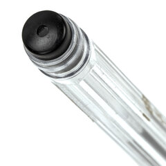 Ручка гелевая BRAUBERG &laquo;EXTRA GLD&raquo;, ЧЕРНАЯ, корпус прозрачный, узел 0,5 мм, линия 0,35 мм, 143901