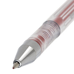 Ручка гелевая BRAUBERG &laquo;EXTRA&raquo;, КРАСНАЯ, корпус прозрачный, узел 0,5 мм, линия 0,35 мм, 143903