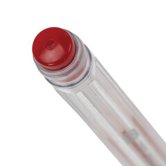 Ручка гелевая BRAUBERG &laquo;EXTRA&raquo;, КРАСНАЯ, корпус прозрачный, узел 0,5 мм, линия 0,35 мм, 143903