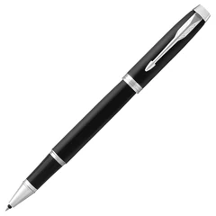 Ручка-роллер PARKER &laquo;IM Essential Muted Black CT&raquo;, корпус черный матовый, хромированные детали, черная