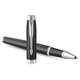 Ручка-роллер PARKER "IM Essential Muted Black CT", корпус черный матовый, хромированные детали, черная, 2143634