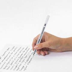 Ручка гелевая РОССИЯ &laquo;СТАНДАРТ&raquo;, ЧЕРНАЯ, корпус тонированный, узел 0,7 мм, линия письма 0,5 мм, BRAUBERG, 143958