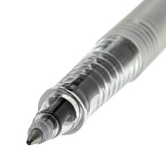 Ручка гелевая РОССИЯ &laquo;СТАНДАРТ&raquo;, ЧЕРНАЯ, корпус тонированный, узел 0,7 мм, линия письма 0,5 мм, BRAUBERG, 143958