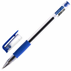 Ручка гелевая РОССИЯ &laquo;PATRIOT-GT&raquo;, СИНЯЯ, корпус прозрачный, узел 0,7 мм, линия письма 0,4 мм, BRAUBERG, 143959