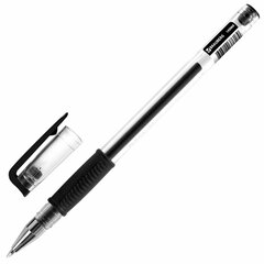 Ручка гелевая РОССИЯ &laquo;PATRIOT-GT&raquo;, ЧЕРНАЯ, корпус прозрачный, узел 0,7 мм, линия письма 0,4 мм, BRAUBERG, 143960