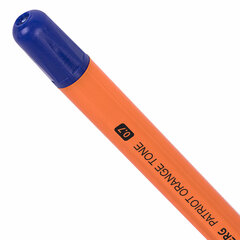 Ручка шариковая РОССИЯ &laquo;PATRIOT ORANGE TONE&raquo;, СИНЯЯ, корпус оранжевый, узел 0,7 мм, линия письма 0,35 мм, BRAUBERG, 143964