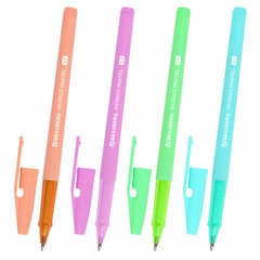 Ручка шариковая РОССИЯ &laquo;PATRIOT PASTEL&raquo;, СИНЯЯ, корпус ассорти, 0,7 мм, линия письма 0,35 мм, BRAUBERG, 143967