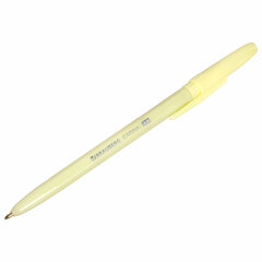 Ручка шариковая РОССИЯ &laquo;CARINA&raquo;, СИНЯЯ, корпус ассорти, 1 мм, линия 0,5 мм, BRAUBERG, 143970