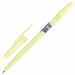 Ручка шариковая РОССИЯ &laquo;CARINA&raquo;, СИНЯЯ, корпус ассорти, 1 мм, линия 0,5 мм, BRAUBERG, 143970