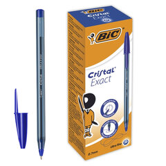 Ручка шариковая BIC &laquo;Cristal Exact&raquo;, СИНЯЯ, корпус тонированный, узел 0,7 мм, линия письма 0,28 мм, 992605