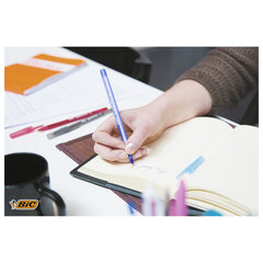 Ручки шариковые BIC &laquo;Round Stic&raquo;, НАБОР 4 шт., СИНИЕ, узел 1 мм, линия письма 0,32 мм, пакет, 944176
