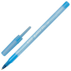 Ручки шариковые BIC &laquo;Round Stic&raquo;, НАБОР 4 шт., СИНИЕ, узел 1 мм, линия письма 0,32 мм, пакет, 944176