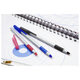 Ручки шариковые с грипом BIC "Round Stic Exact", НАБОР 4 шт., СИНИЕ, линия письма 0,28 мм, блистер, 932857