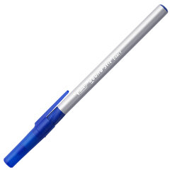 Ручки шариковые с грипом BIC &laquo;Round Stic Exact&raquo;, НАБОР 4 шт., СИНИЕ, линия письма 0,28 мм, блистер, 932857