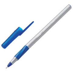 Ручки шариковые с грипом BIC &laquo;Round Stic Exact&raquo;, НАБОР 4 шт., СИНИЕ, линия письма 0,28 мм, блистер, 932857