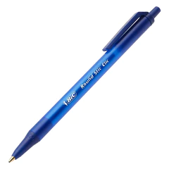 Ручки шариковые автоматические BIC &laquo;Round Stic Clic&raquo;, НАБОР 3 шт., СИНИЕ, линия письма 0,32 мм, блистер, 926374