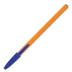 Ручки шариковые BIC &laquo;Orange Fine&raquo;, НАБОР 8 шт., СИНИЕ, линия письма 0,32 мм, пакет, 919228/<wbr/>516351