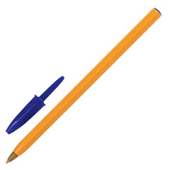 Ручки шариковые BIC &laquo;Orange Fine&raquo;, НАБОР 8 шт., СИНИЕ, линия письма 0,32 мм, пакет, 919228/<wbr/>516351
