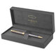 Ручка шариковая PARKER "Sonnet Core Gray GT", корпус серый, детали золото, черная, 2213679
