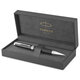 Ручка шариковая PARKER "Ingenuity Black", корпус черный, серебристые детали, черная, 2181997