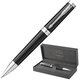 Ручка шариковая PARKER "Ingenuity Black", корпус черный, серебристые детали, черная, 2181997