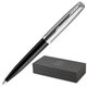 Ручка шариковая PARKER "51 Core Black CT M", корпус черный, серебристые детали, черная, 2123493
